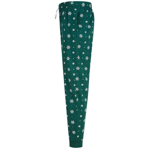 SF Unisex vuxen Snowflake Lounge Pants med manschett