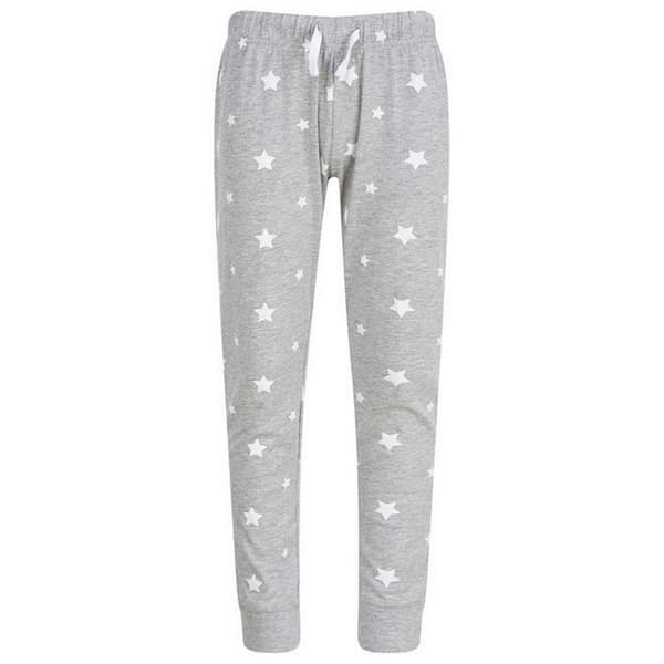 Prickiga pyjamasbyxor i bomull för flickor (2-pack)