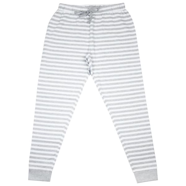 Unisex Lounge-bukser med striber til voksne Grey XL