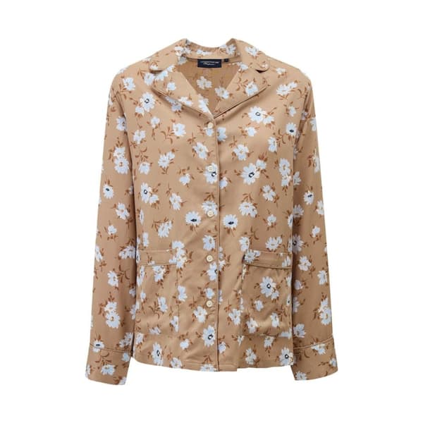 Lexington Isabella Lyocell Printed Flower Pyjamasset Beige Multi S