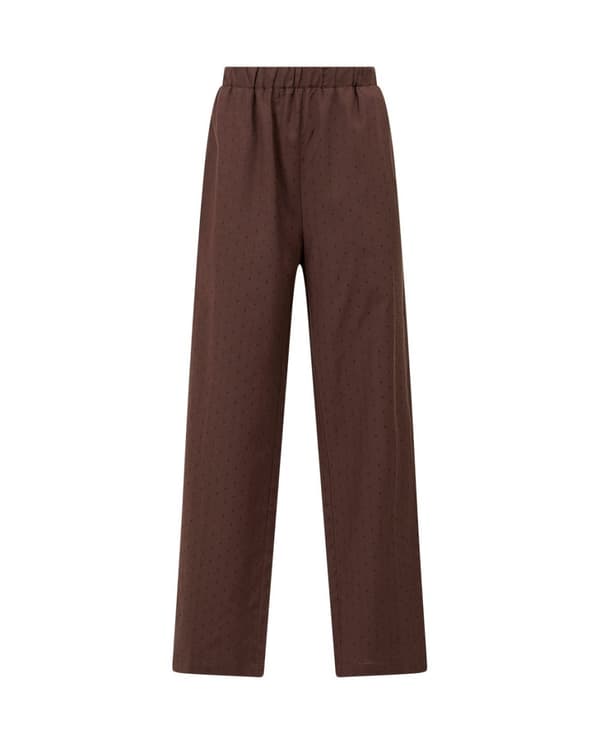 Lexington Melinda Viscose/Cotton Jacquard Dot Pyjamasset