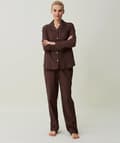 Miniatyrbild 1 av 4: Lexington Melinda Viscose/Cotton Jacquard Dot Pyjamasset