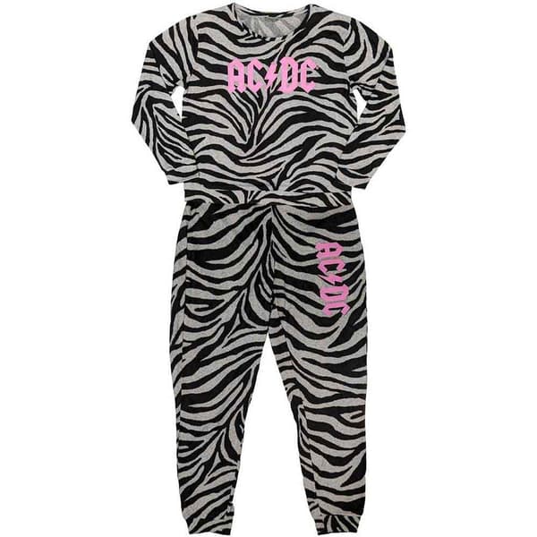 AC/DC Ladies Pyjamas: Logo (Medium)
