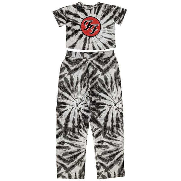 Foo Fighters Ladies Pyjamas: FF Logo (Large)