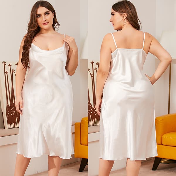 INF Kvinder Sling Natkjole Sleep Dress Pyjamas