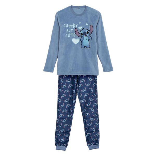Cerda Group Coral Fleece Stitch Pitkähihainen Pyjama Sininen XL