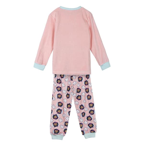 Cerda Group Fleece Applications Gabby´s Dollhouse Pitkähihainen Pyjama Pinkki 4 Years