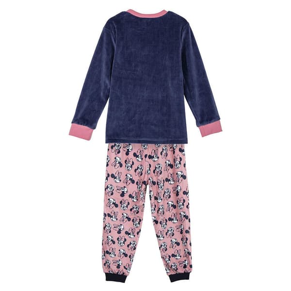 Cerda Group Fleece Applications Minnie Pitkähihainen Pyjama Sininen,Pinkki 5 Years