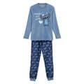 Miniatyrbild 1 av 4: Cerda Group Coral Fleece Stitch Pyjamas Med Långa ärmar Blå XS