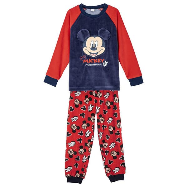 Cerda Group Fleece Applications Mickey Pyjamas Med Långa ärmar Röd 6 Years