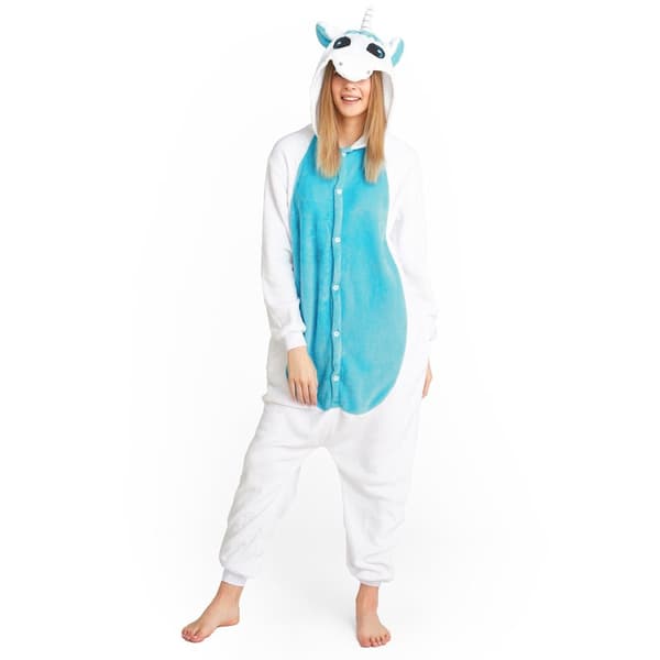 PYJAMAS UNICORN M  WHITE BLUE