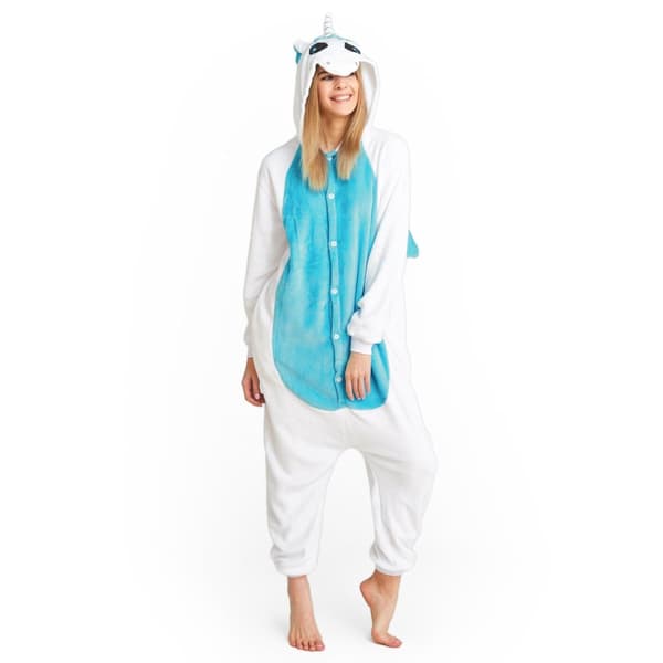PYJAMAS UNICORN S  WHITE BLUE
