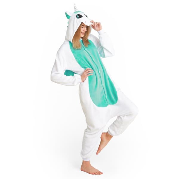 PYJAMAS UNICORN M  WHITE MINT