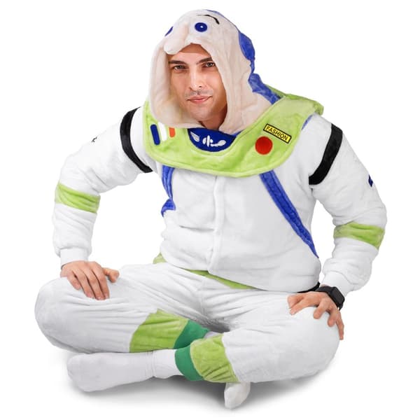 PYJAMAS BUZZ ASTRAL L  WHITE GREEN