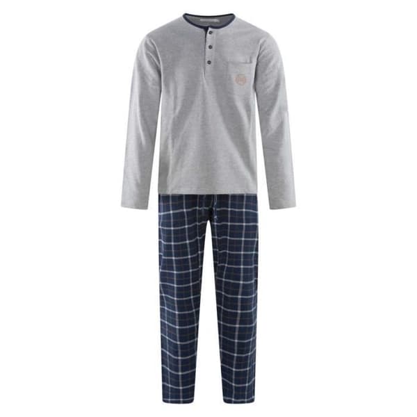 Lång pyjamas i bomull