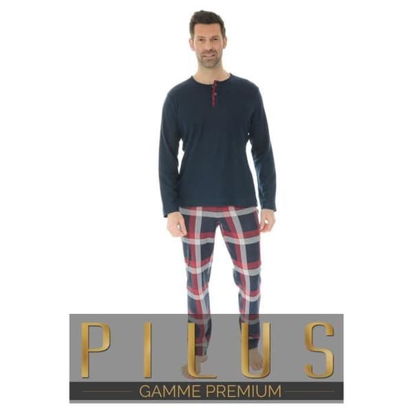 Pyjamas Lång Blå Ugo Pyjamas Lång Pilou Pilou 4534