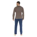 Miniatyrbild 2 av 2: Pyjama Lång - Christian Cane - Darius - 100% Bomull - V-ringning - Marinblå