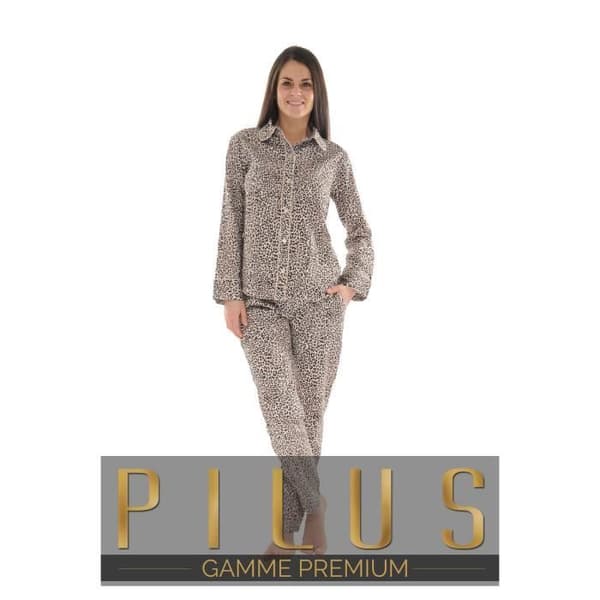 Pyjamas i brunt Agathe Pyjamas 7073
