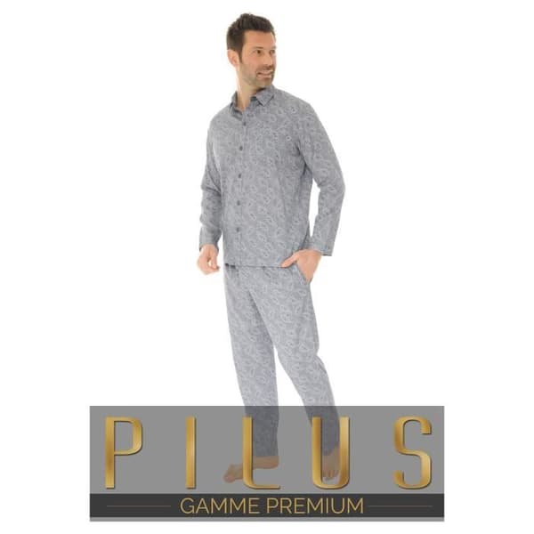 Pyjamajacka Blå Urias Pyjamajacka 4628