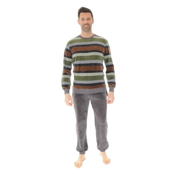 Pyjamas Lång - Stefen - 4682 - Mjuk Sammet - Blandad - Komfortabel och Varm