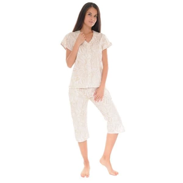 Pyjamas med knappar Beige Yleana Pyjamas med knappar Dam 6067
