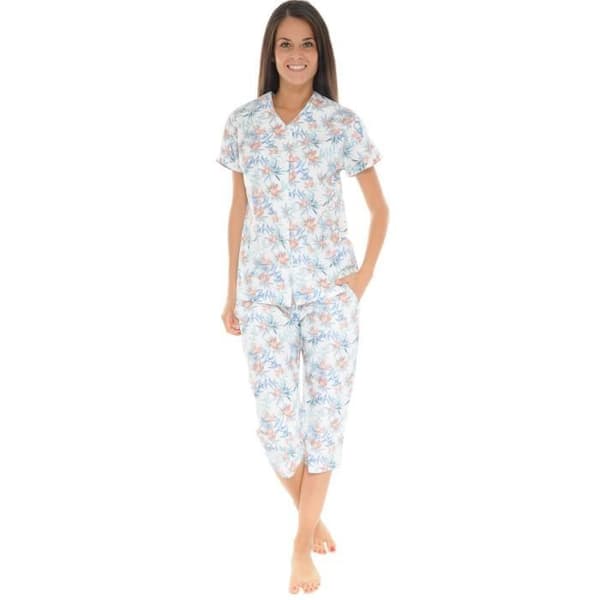 Pyjama Boutonne Vit Ysea Pyjama Boutonne Kvinna 6035