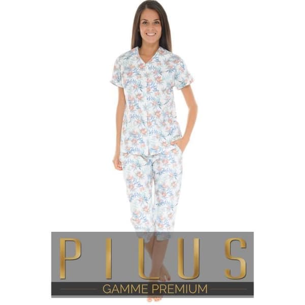 Pyjama Boutonne Vit Ysea Pyjama Boutonne Kvinna 6035