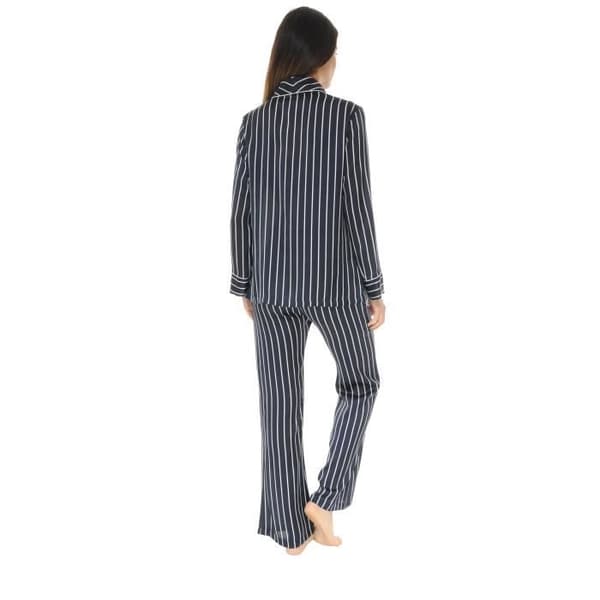 Pyjamas Lång Blå Roxette - Dam - Knapp Pyjamas - Blå - Vuxen