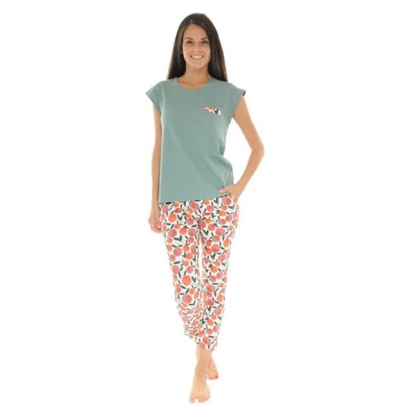 Pyjamaset Grön Vannie Pyjamaset 6122