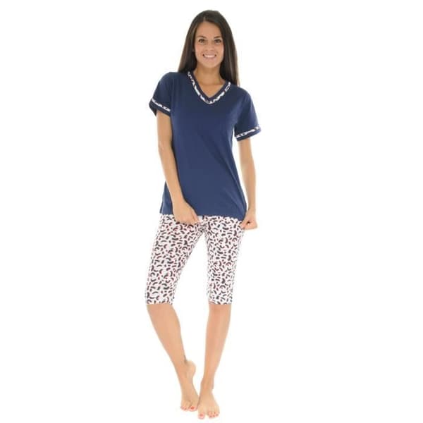 Pyjamas Kort Blå Valia Pyjamas Kort 6161