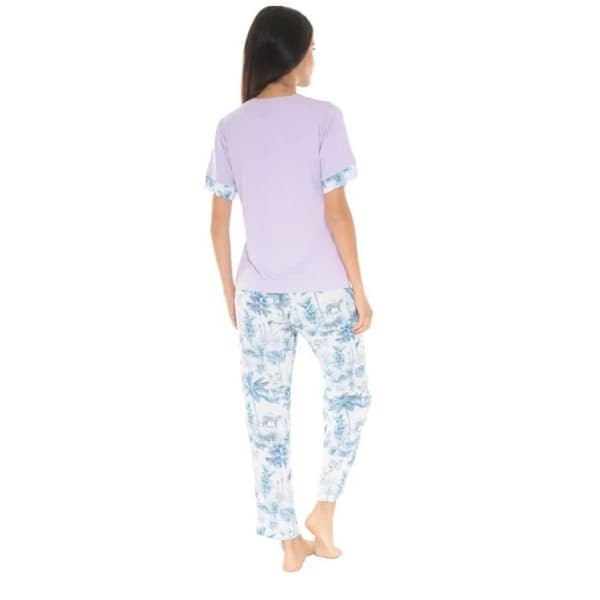 Pyjamas Lång Lila Viky Pyjamas 6256