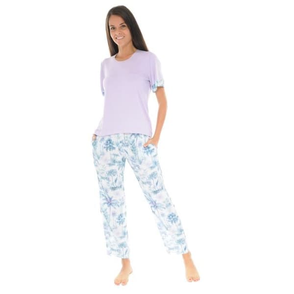 Pyjamas Lång Lila Viky Pyjamas 6256