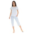 Miniatyrbild 1 av 2: Pyjamaset - Veronika - 6208 - Grå - T-shirt med kort ärm - 100% bomull