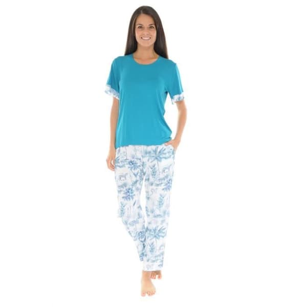 Pyjamas Lång Blå Viky Pyjamas 6264