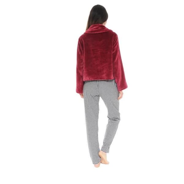 Gilet Dam - Rebelle - Rosa - Kort - Fleece