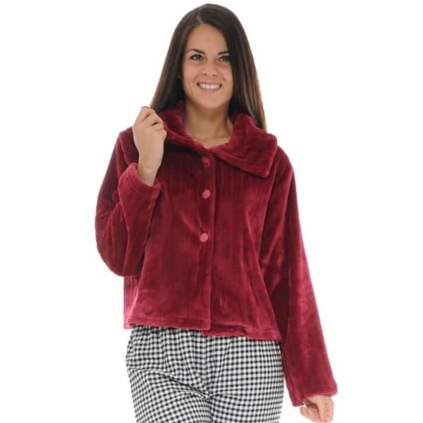 Gilet Dam - Rebelle - Rosa - Kort - Fleece