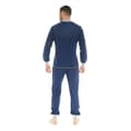 Miniatyrbild 2 av 2: Pyjamas Lång Joggingblå Dorian - CHRISTIAN CANE - Herr - Ficka på toppen - Rund hals - Elastisk midja