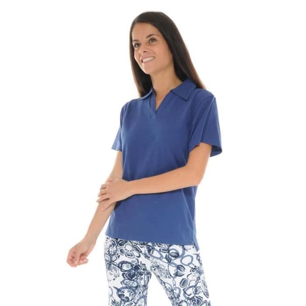 T-shirt - VIDIANE - 6445 - Kortärmad - Polokrage - 100% Bomull