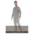 Miniatyrbild 1 av 3: Pyjamaset Herr - Pilus - BIAGIO - Ljusgrå - Elastisk midja - Krage
