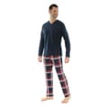 Miniatyrbild 2 av 3: Pyjamas Lång Man Blå Punto Pyjamas Lång 7615 - Märke PUNTO - Typ Man - Färg Blå