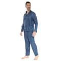 Miniatyrbild 3 av 3: Pyjamakostym - PILUS - 7572 - 100% Silke - Absolut Komfort - Färg Blå