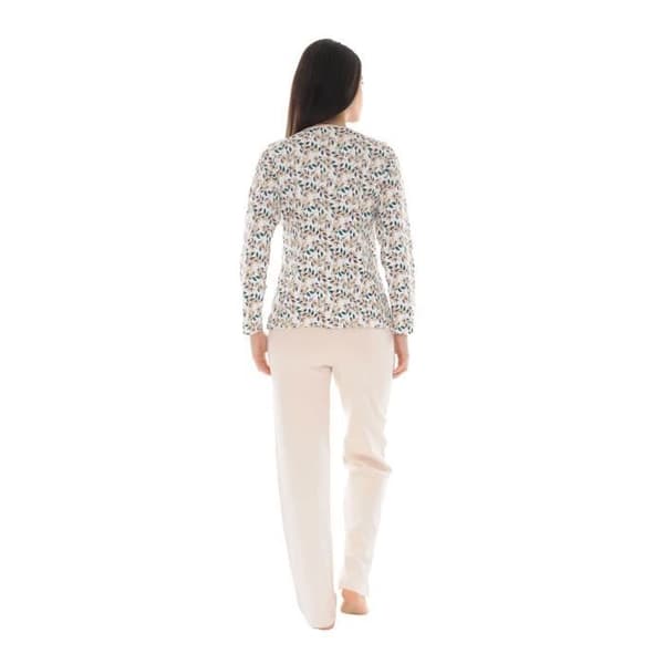 Pyjamas Lång Ecru Cidonie Pyjamas Lång 7566
