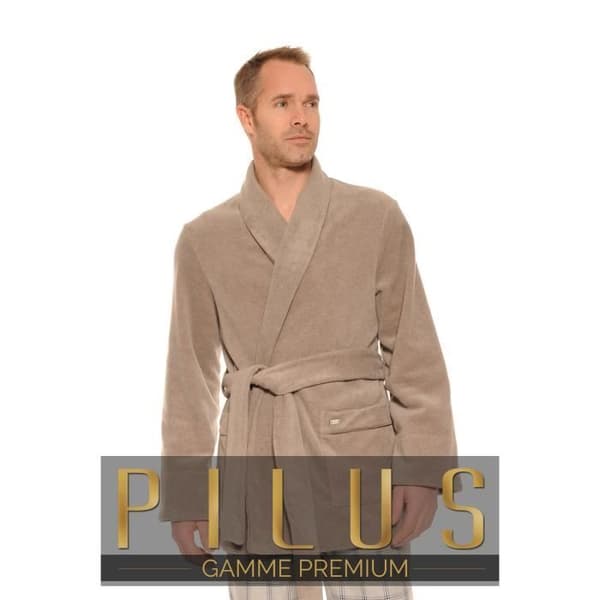 Inomhusjacka - Alaska - Skalkrage - Fleece - Brun
