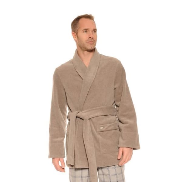 Inomhusjacka - Alaska - Skalkrage - Fleece - Brun