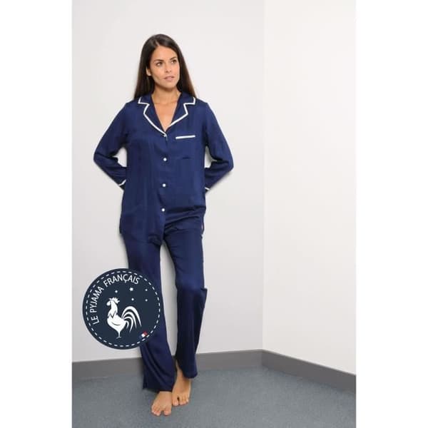 Pyjamas Roannaise Pyjama Boutonne 1623