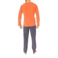 Miniatyrbild 2 av 3: Pyjamas i lång, rak bomull Christian Cane - Orange - Vuxen