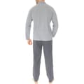 Miniatyrbild 2 av 2: Pyjama Long stängd Christian Cane - Man - Grå - Långa ärmar - Slå-krage - Knappstängning