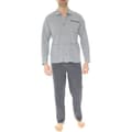 Miniatyrbild 1 av 2: Pyjama Long stängd Christian Cane - Man - Grå - Långa ärmar - Slå-krage - Knappstängning