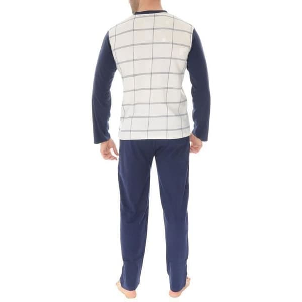 Pyjamas lång i bomull stängd Christian Cane beige - Vuxen - Unisex