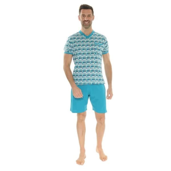 Pyjamakort blå Nadeon Pyjamakort 4298